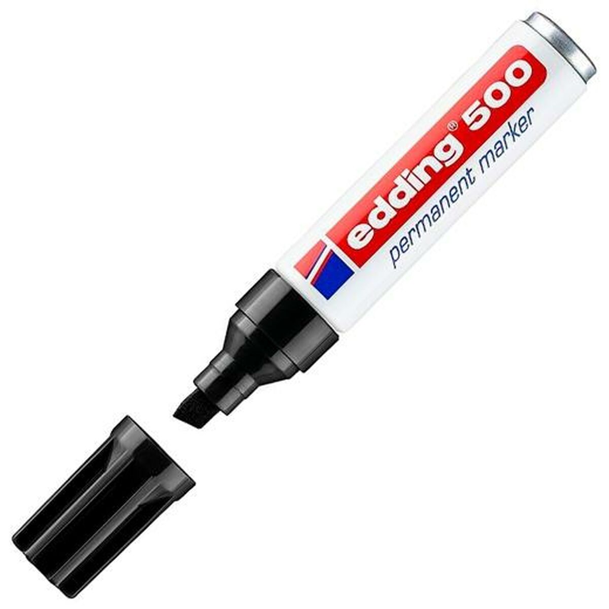 Permanent markörpenna Edding 500 Svart (10 antal)